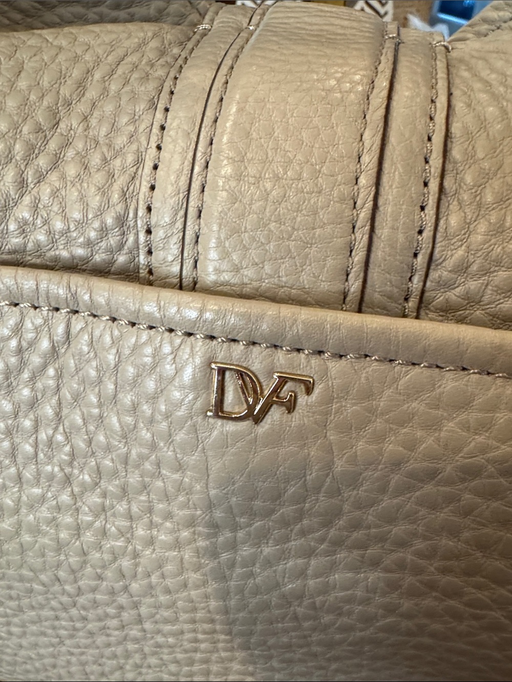 Diane von Furstenberg (DVF) "Sutra" Hobo Bag in taupe - Picture 8 of 16